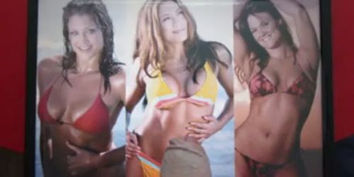 Cum tribute WWE Divas Lita, Eve and Melina