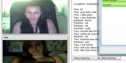 2 teen lesbian on omegle