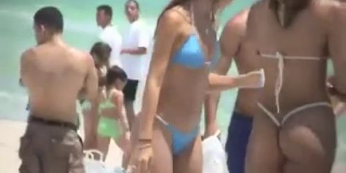 beach ass girls in micro thong