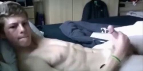 Boy Wakes Up With Hard Cock