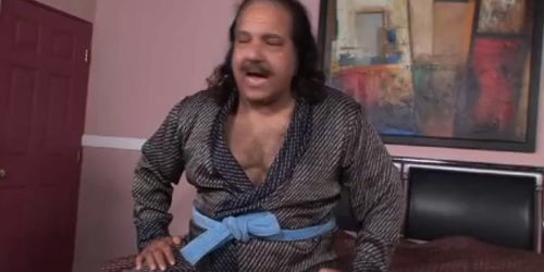 Ron Jeremy and hot blonde