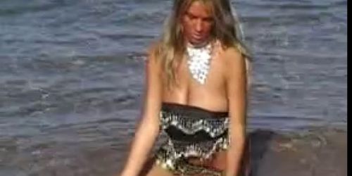 Ines Cudna, PornStar, On The Beach