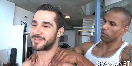 Succulent blowjob for studs