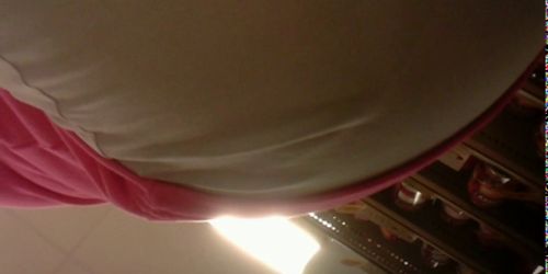 Upskirt of Sexy BBW