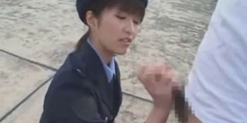 japanese female cop blowjob