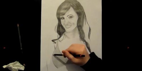 LISA ANN PENCIL DRAWING