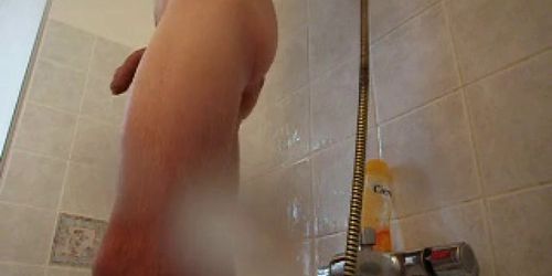 Masturbating in the Shower - Hidden Cam