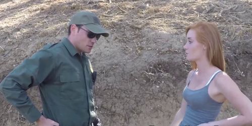 Teen rides border patrol