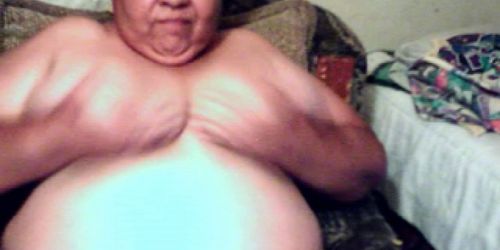 Mexican Fat Granny on Web Cam