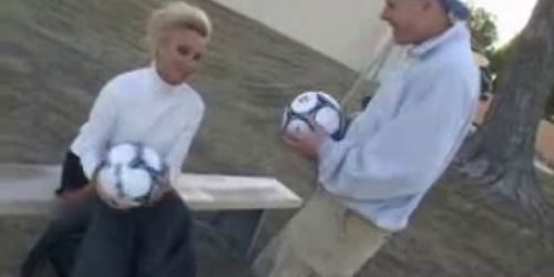 Blonde Soccer naughty Mature-F70