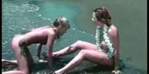 Homemade - Blonde on Brunette beach sex - and ORGASMS!