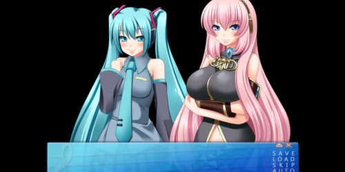 Turquoise idol is my smegma cleaner - Luka & Miku (