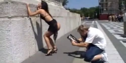 horny babeslut sucks and fucks in public places