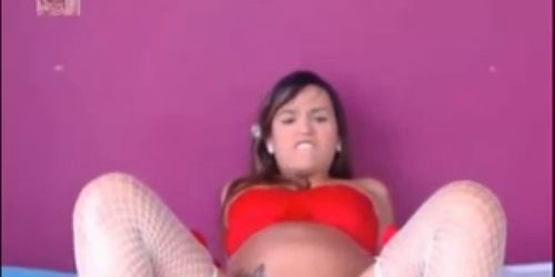 Damn Hot Pregnant slut