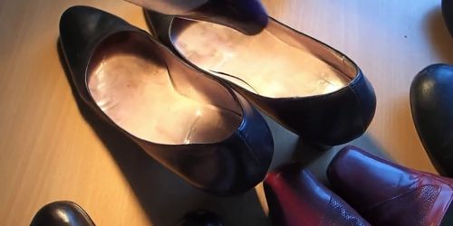 Ruining gf heels with cum part II