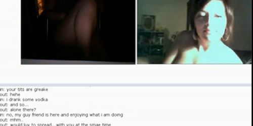 Chatroulette MILF blowing