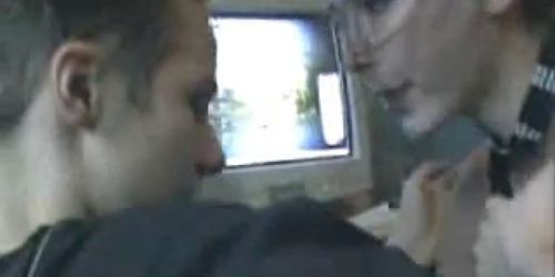 Amateur Teen Goth Sucking Big Cock