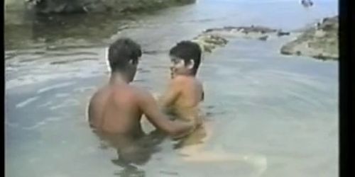 Brazilian Lovers By The Ocean