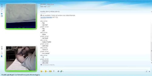 cam to cam with greekcock on msn