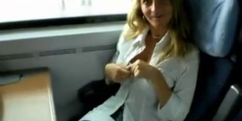 gorgeous whore in train