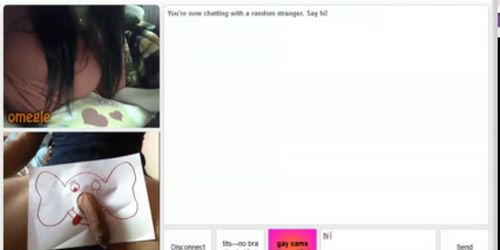 masturbating for sexy curvey girl on omegle