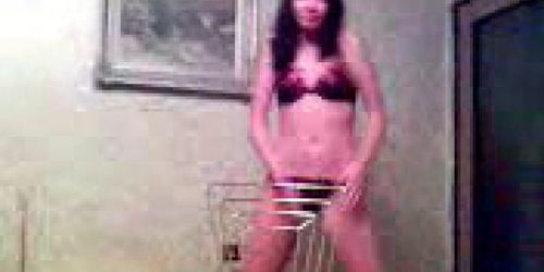 bulgarian girl strips at home with her girlfriend for f