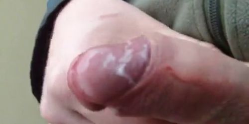 Foreskin cumshot