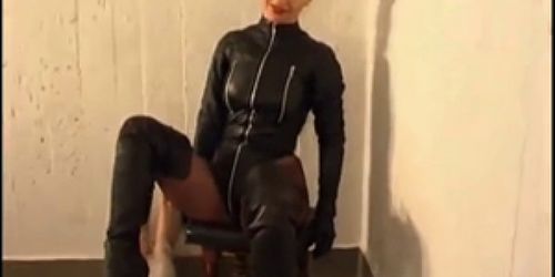 Dominatrix CBT handjob