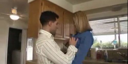 MILF rammed in kitchen