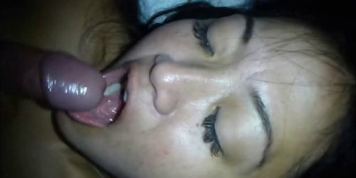 Asian MILF pegging and cocksucking