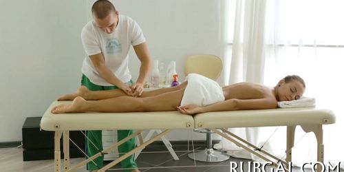 Hot sex and massage get mixed