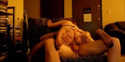 Hotel sex date with single fishnet milf Grace