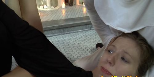 Anal fetish nuns gagging