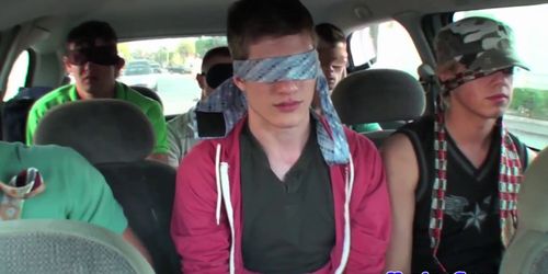 Cocksucking hazing students jizzed on camera