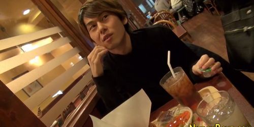 Japanese twink solo tugs