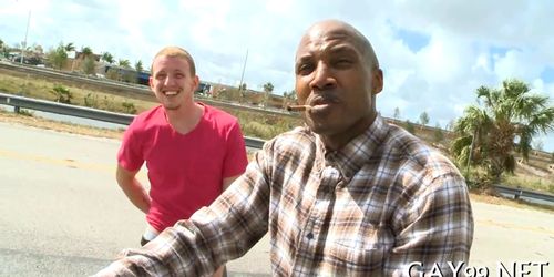 Gay sucks two big rods