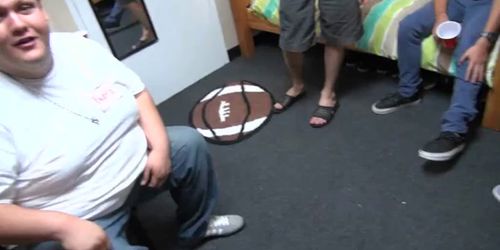 Nice twink enjoys cock sucking