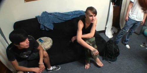 Gay likes something hard in anal