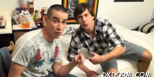 Gay likes something hard in anal