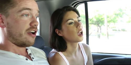 Unfuckingbelievable car handjob with Penelope Reed