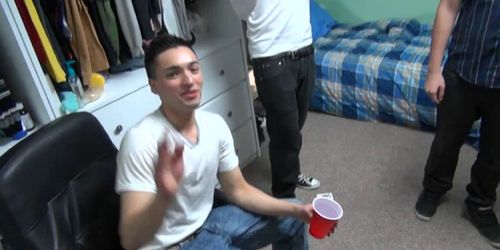 Hot gays get insane in group sex