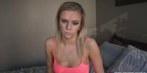 Tempting Tiffany Watson playing her pink cunt