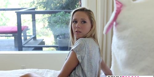 Stiff dick for teen Hollie Mack