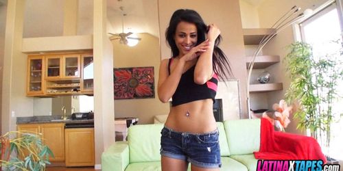 Fit Latina GF likes making Amateur Videos