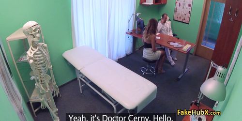 Doctor fucked brunette like wild