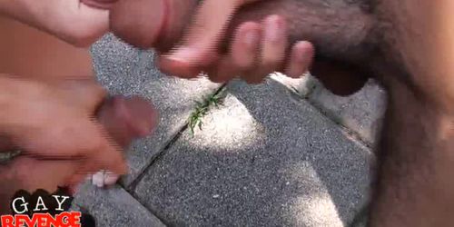 Big cock visits tight ass hole