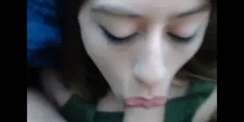 Hot Teen Webcam Slut Sucks Cock