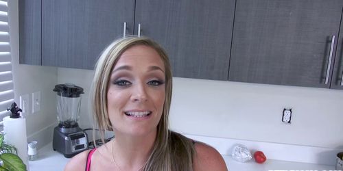 Fucking with my blonde stepmom Tucker Stevens