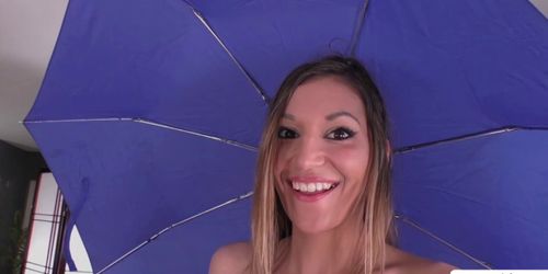 TS Chelsea slams Mokas delicious pussy from all angles (Chelsea Marie)
