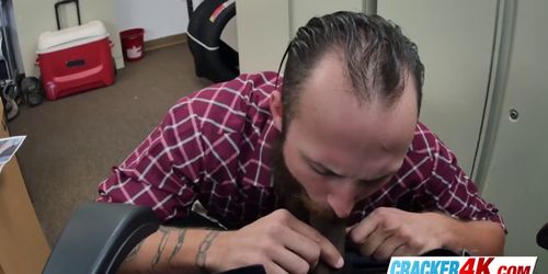 Gay viking is a dick riding master at work